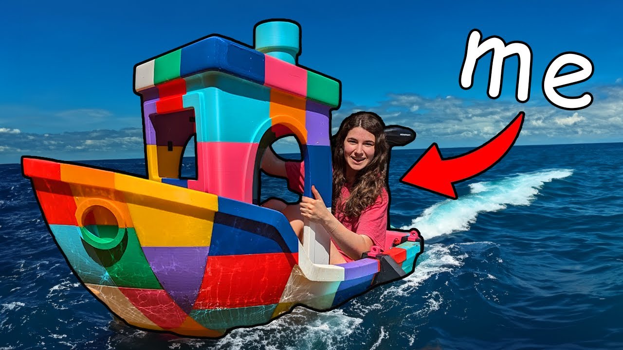 I 3D Printed a Boat (World's Largest Benchy!) - YouTube